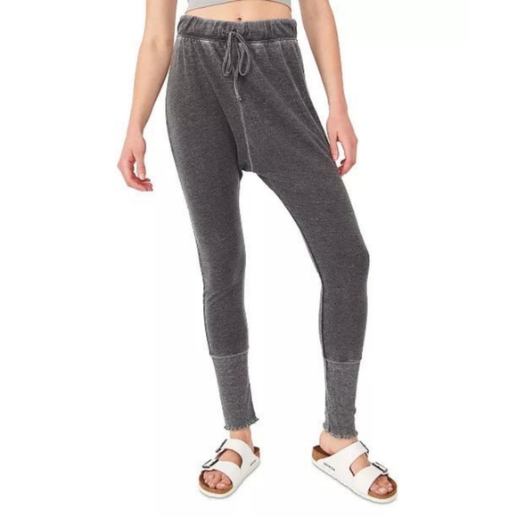 Free People Cozy All Day Harem Leggings Washed Black XS - Picture 6 of 16